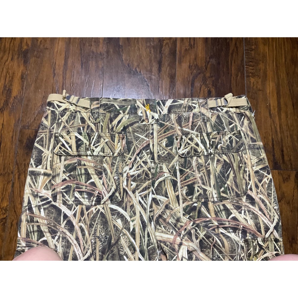 Browning Mens Mossy Oak Shadow Grass Blades Camo Cargo Pants XL Camouflage - Picture 5 of 7